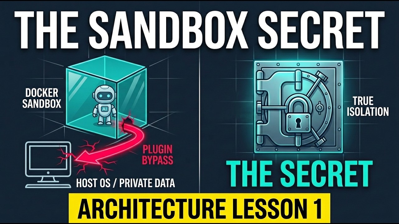 The Security Architecture for the AI Agents Era: The Sandbox (Lesson 1)
