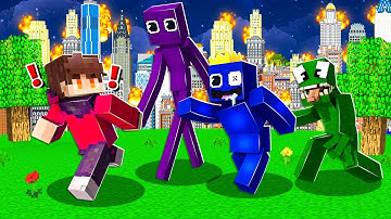 The TRUTH About RAINBOW FRIENDS in Minecraft.. (FULL MOVIE)