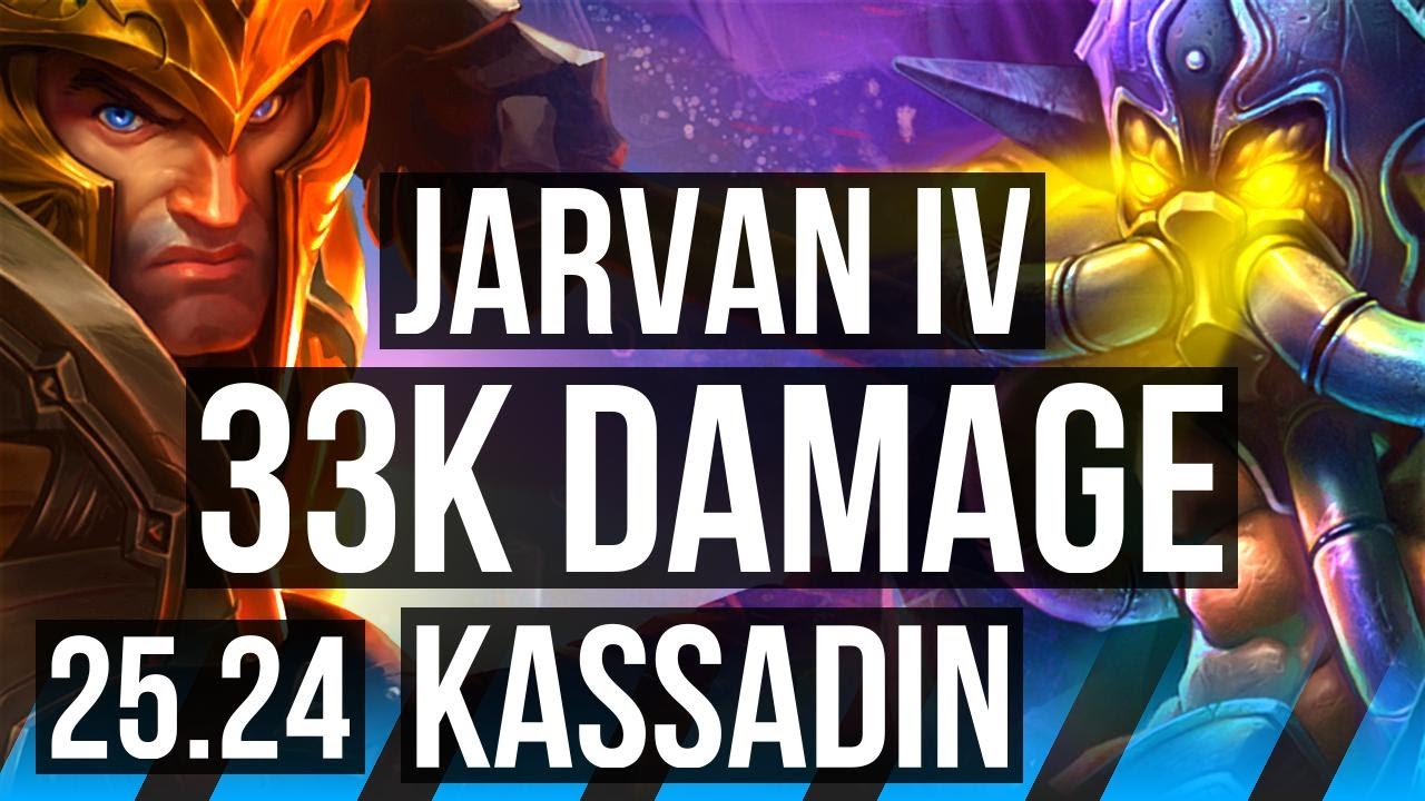 JARVAN IV vs KASSADIN (MID) | Electrocute, 6k gold comeback, 33K damage | EUW Diamond | 25.24