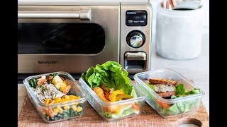 Whole30 Lunches made in Sharp's Superheated Steam Oven