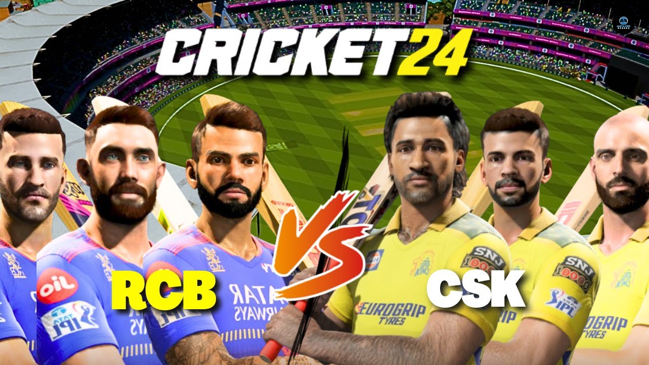 6 NEEDED OF THE LAST BALL 🔥 CSK VS RCB THRILLER MATCH 😱🤯 | Cricket 24 ...