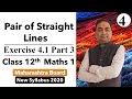 Pair of Straight Lines Class 12th Exercise 4.1 Part 3