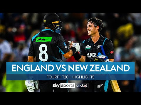 New Zealand EASE to victory to draw series! England vs New Zealand | Fourth T20i Highlights
