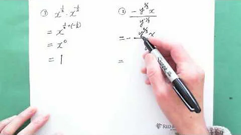 Algebra: Fractional Exponents: Simplifying Expressions (1)