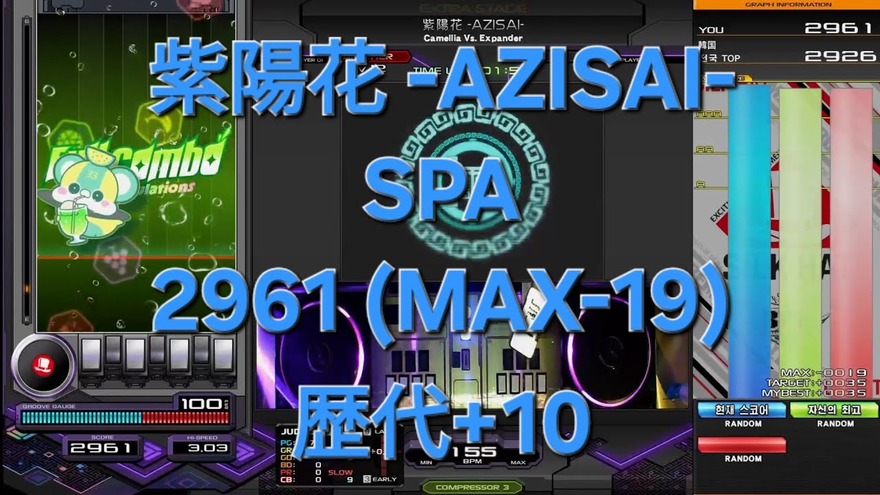 歴代+10] 紫陽花 -AZISAI- SPA 2961 (MAX-19) - YouTube
