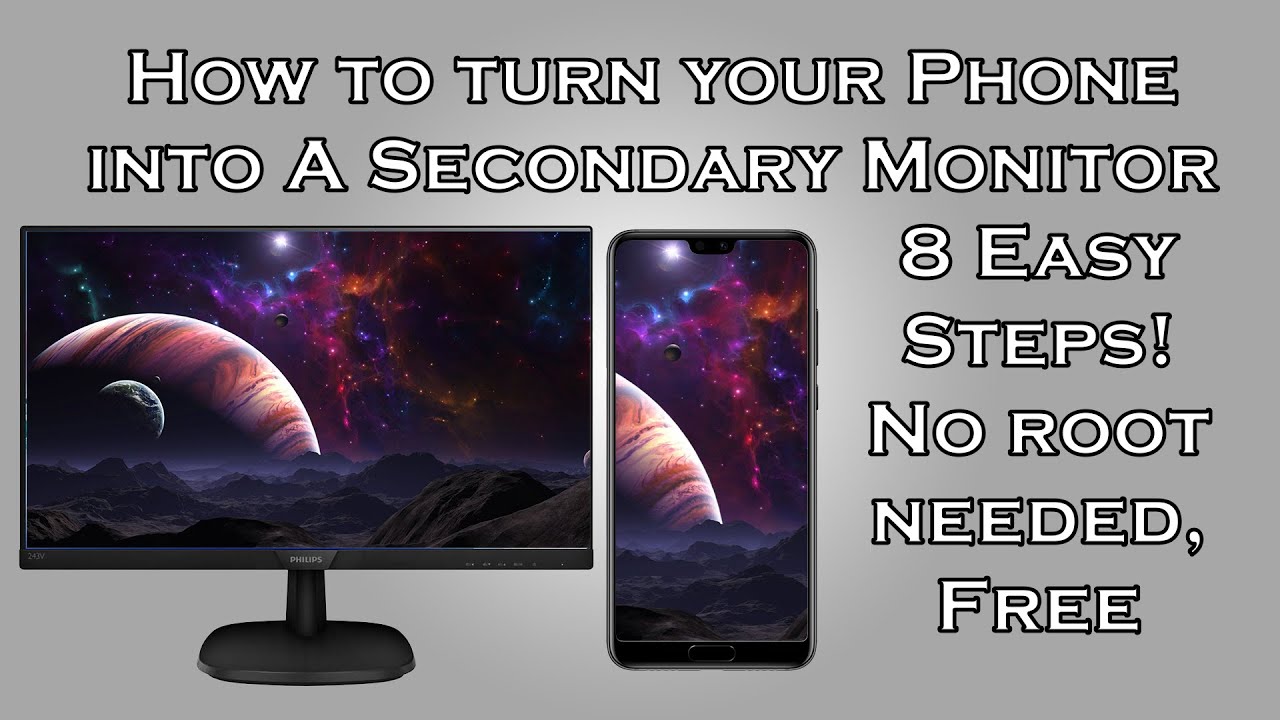 Make Your Phone A Secondary Monitor | How to use your android as a ...