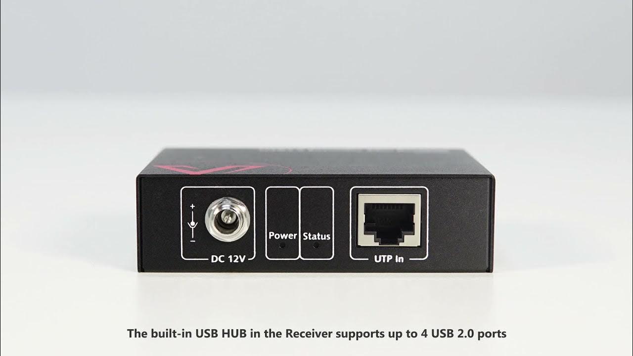 AV Access USB Extender 60m/196ft , 4x USB2.0 Port, Plug & Play