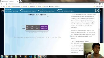 Chapter 8: Subnetting IP Networks Review