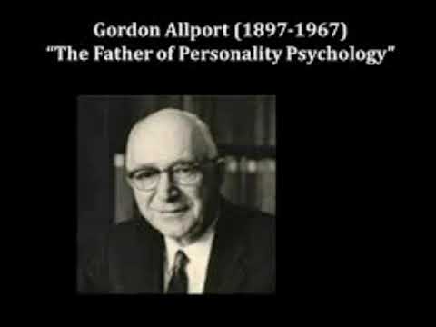 Psychologist Gordon Allport quotes - YouTube