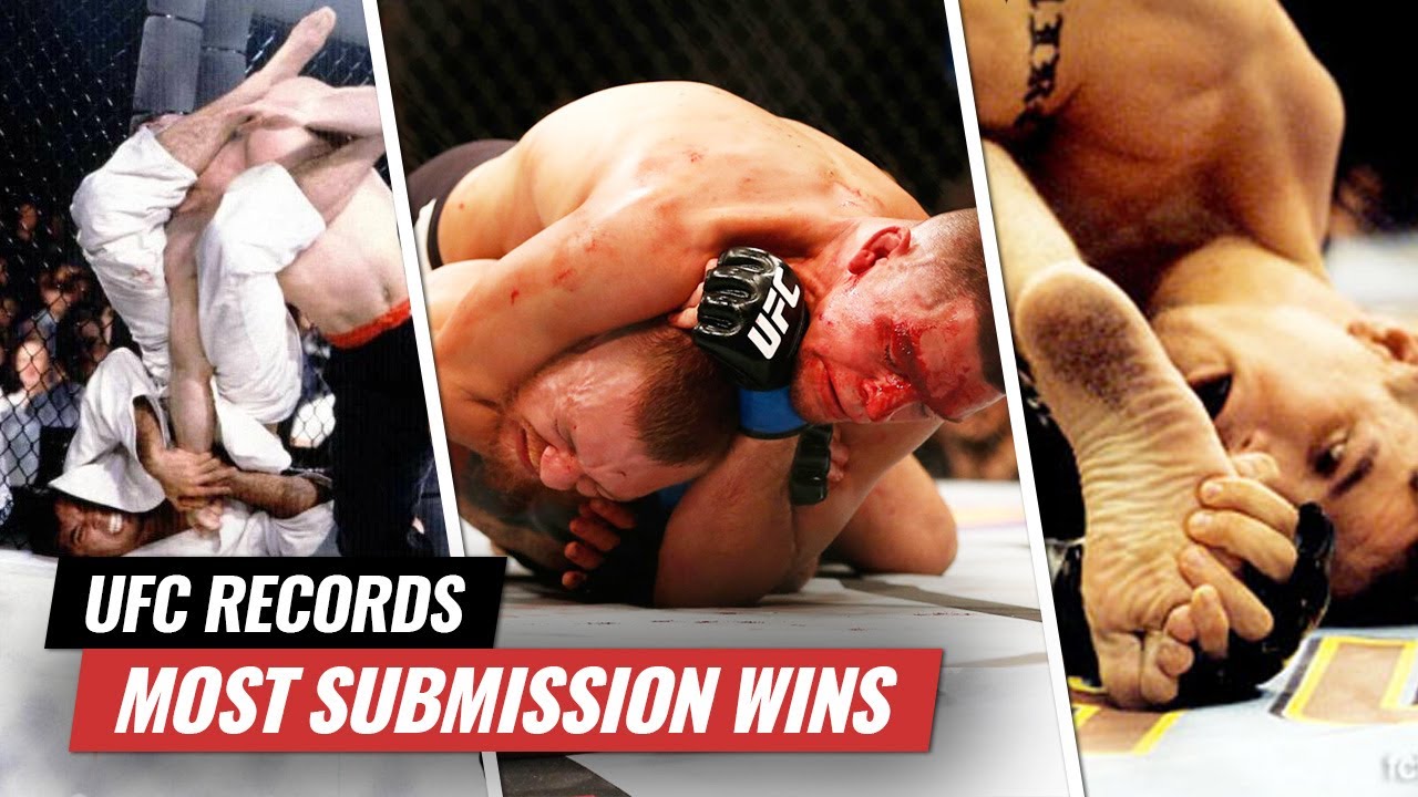 UFC Records: Top 10 Most Submission Wins In UFC History - YouTube