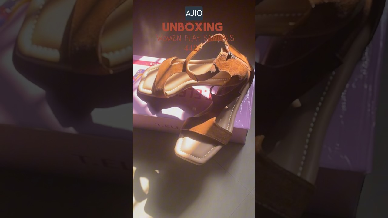 Ajio haul - Everyday women flat sandals 