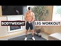 Intense 20 Min Bodyweight Leg Workout | No Repeat Lower Body Routine