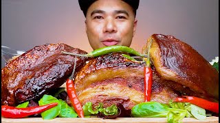 PISNGI NG BABOY | CRISPY LECHON PORK JOWL | ENGLISH SUBTITLE | MUKBANG ASMR | PIGS CHEEK | YOBAB