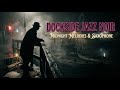 Midnight Ocean Noir — Silent Waves, Wooden Deck, and Classic Dark Jazz Vibes