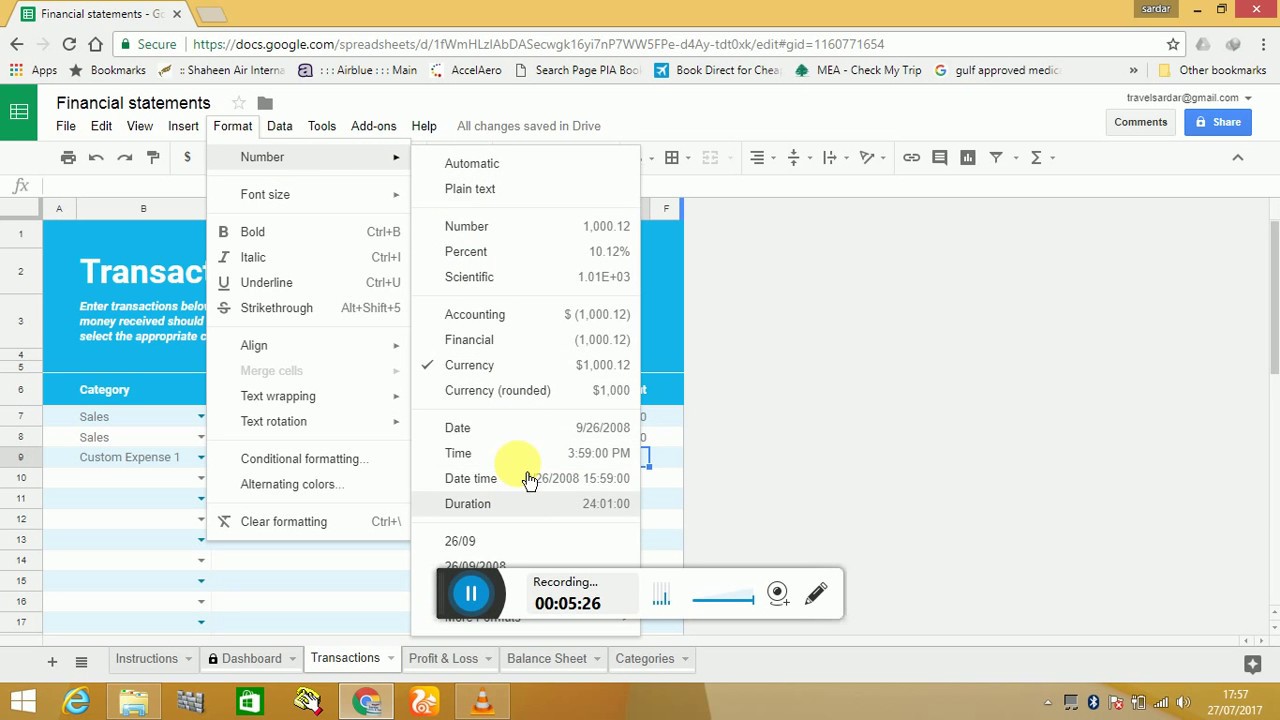 Ready to use Accounting software for small business for free with google (urdu/hindi) - YouTube