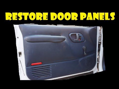 DIY How To Fix & Restore Faded Plastic Door Panel Car Truck ~ 5 MIN Repair Chevy C/K Series & others