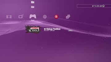 Rebug toolbox settings for Rebug 4.81 CFW