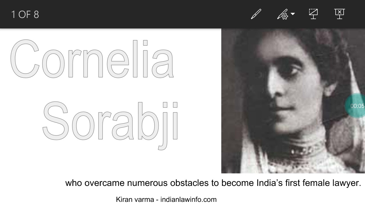 All about First female lawyer of India | Cornelia Sorabji | by kiran | Legal | Indian Law Info