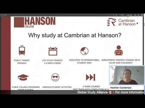 Cambrian College & Hanson Toronto Campus Admission’s information with Admission Hub Canada