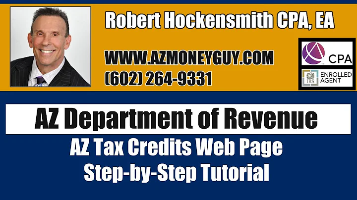 AZ State Tax Credit Website - Step by step tutoria...