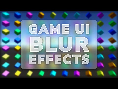 Unity UI Blur