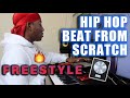 I MADE A FIRE HIPHOP BEAT! + FREESTYLE!! || Chris Brown, Tory Lanez, Drake