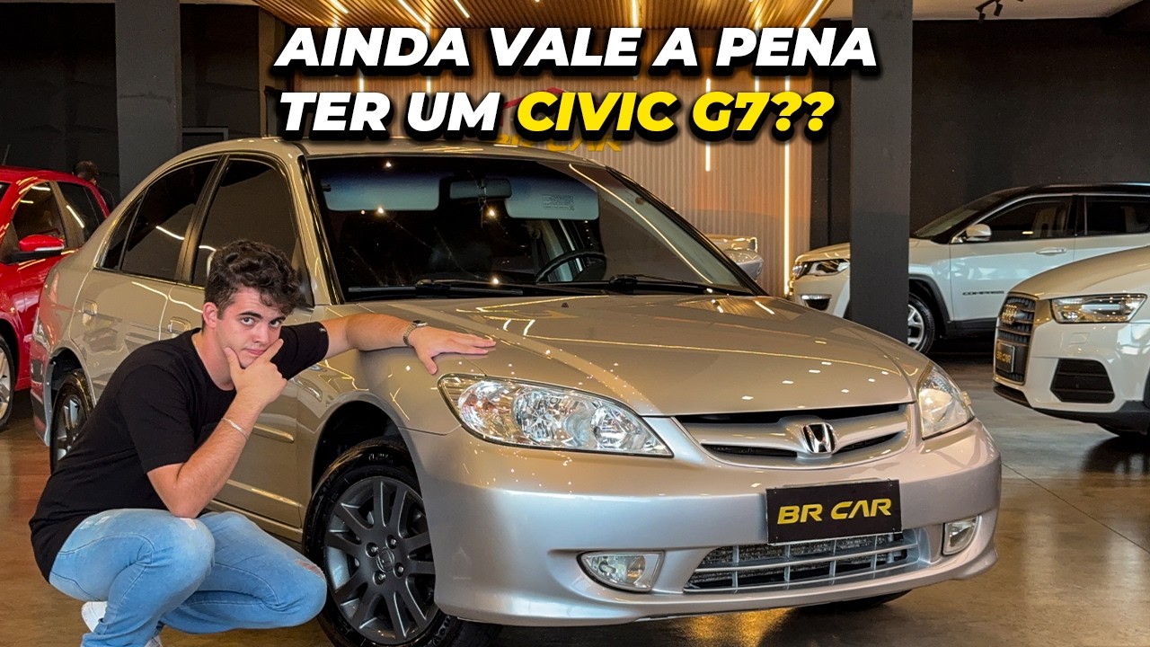 ENTREGA MUITO PAGANDO POUCO! HONDA CIVIC G7 COM VTEC VALE A PENA??