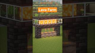 SIMPLE LAVA FARM TUTORIAL In Minecraft Bedrock/Java Edition