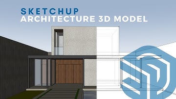 Comprehensive Tutorial Architecture 3D Modeling with SketchUp |  Private House 356