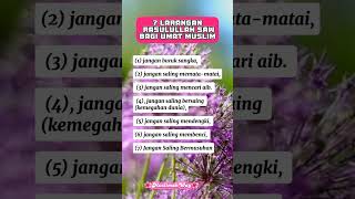 Download Lagu 🌺7 Larangan Rasulullah Bagi Umat Muslim~Motivasi islami~Nasehat muslimah 🌺 MP3