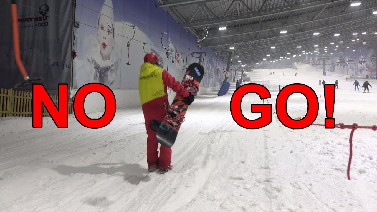 Fünf Snowboard No-Gos