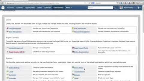 SugarCRM Module: Leady.cz - User Guide