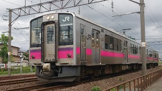 701系N36編成 （試運転幕）下る #土崎駅 