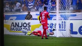 Gol do Cruzeiro! Sanchez Miño de falta [Cruzeiro x Guarani]