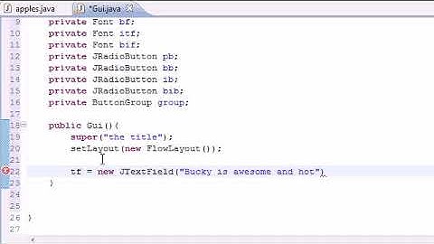 Java Programming Tutorial   66 -  JRadioButton