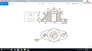 Bài 4. Học Solidworks cơ bản - Thực hành trên bản vẽ