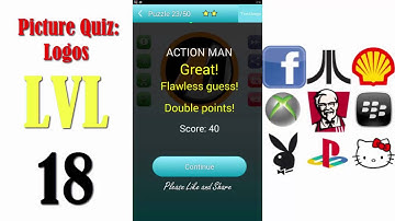 Picture Quiz: Logos Level 18 - All Answers - Walkthrough ( By Timeglass Works )