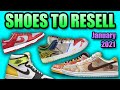Sneakers To RESELL In JANUARY 2021 | The Most HYPED Sneaker Drops In January 2021
