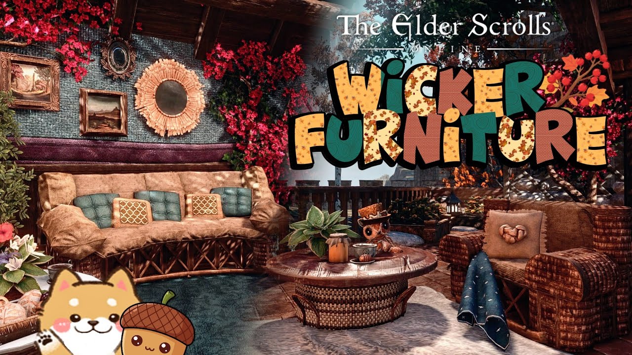 Wicker Furniture 🧺​🍂​ | ESO Housing Guide