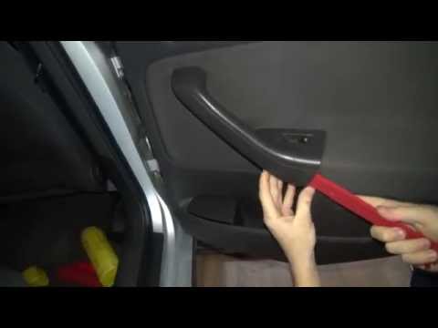 Golf 5 разборка задней двери.(Remove wv golf 5 door panel)