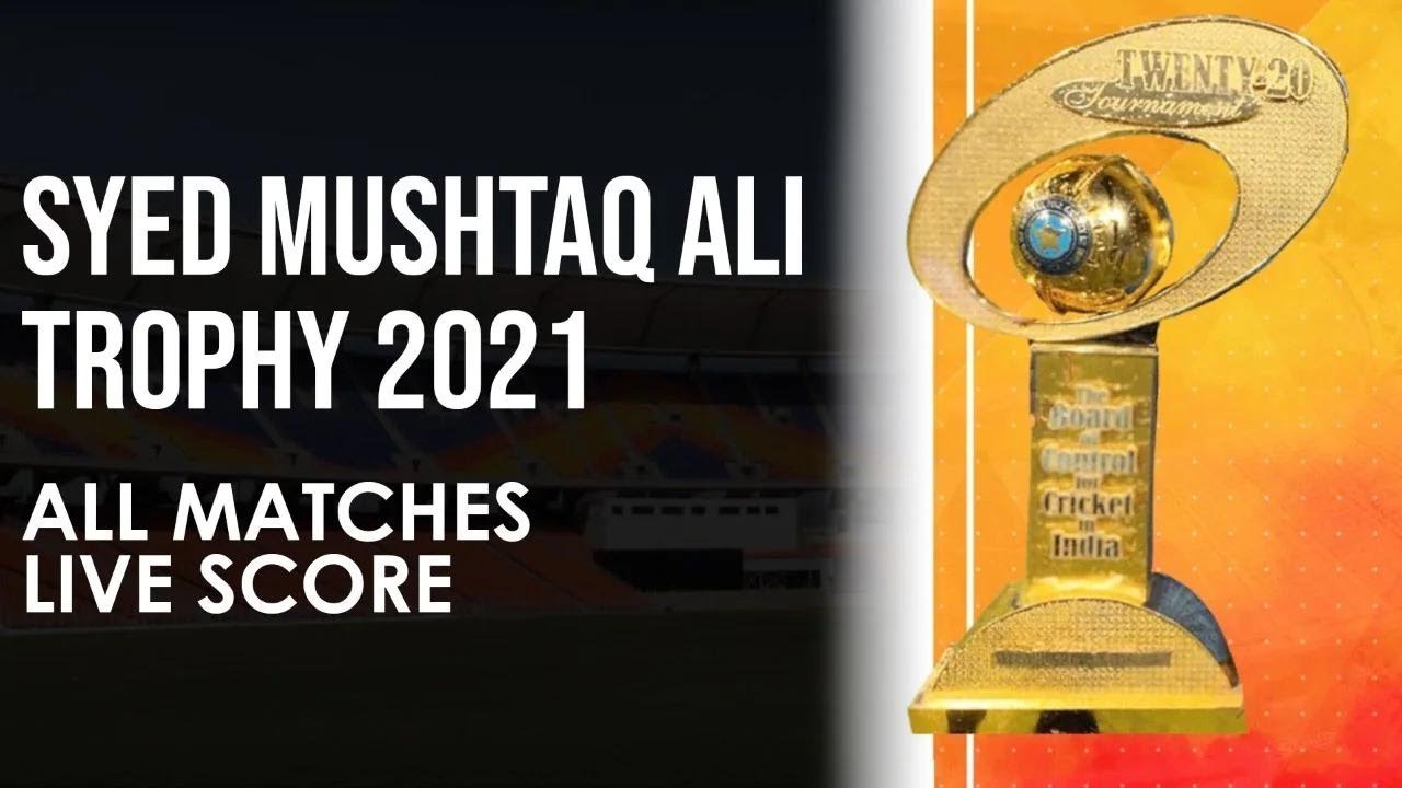 Syed Mushtaq Ali Trophy 2021 Live streaming Mushtaq Ali Trophy 2021-22 Live - Baroda v Mumbai