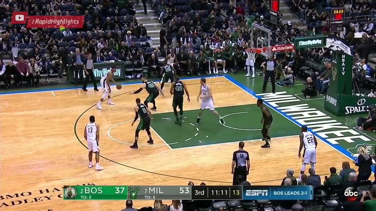 Boston Celtics vs Milwaukee Bucks Full Game Highlights | Game 4 | April 22, 2018 | NBA Pla