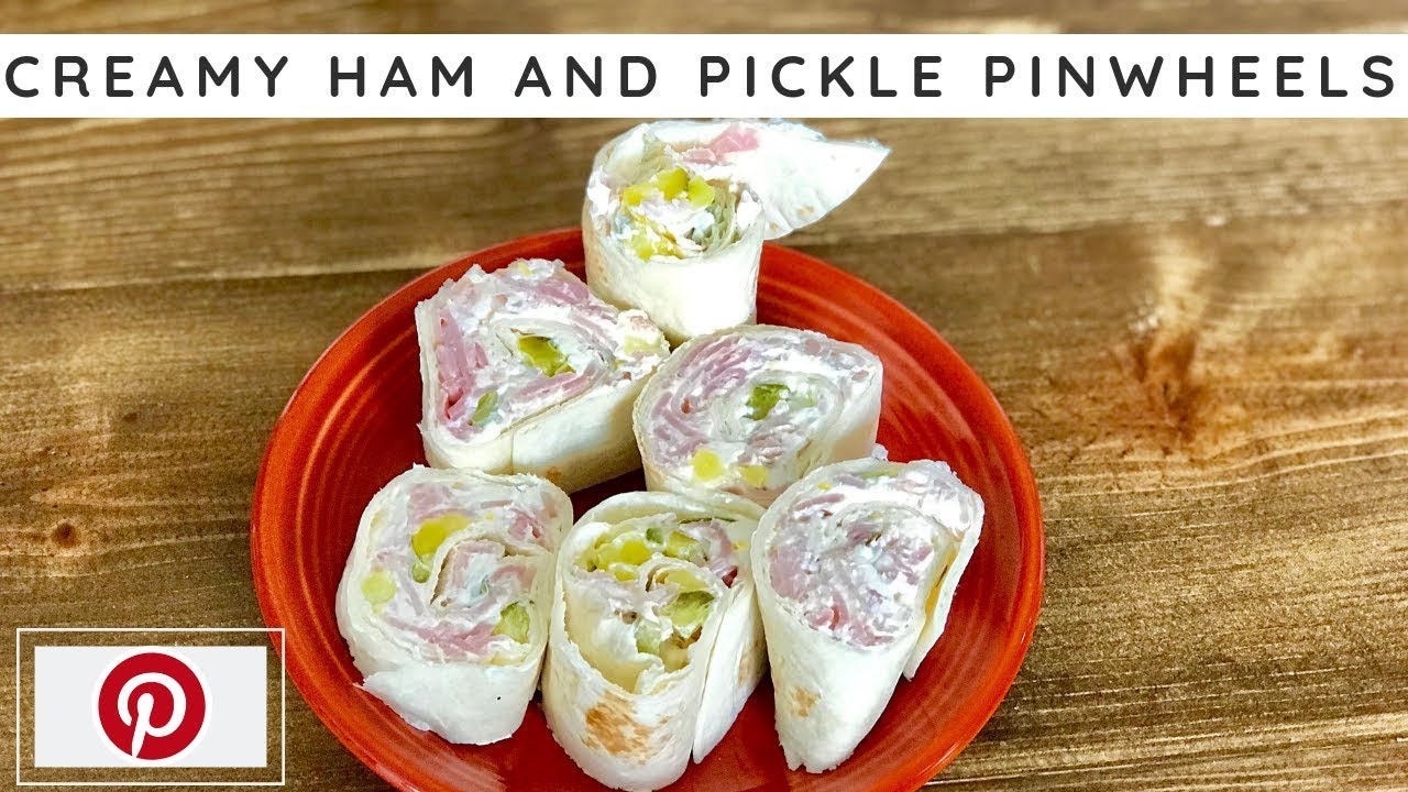 Ham Pickle And Cream Cheese Pinwheels Recipestested Youtube