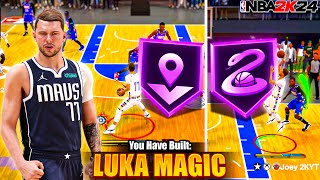 97 Layup + 96 Mid Range Luka Doncic Build is BULLYING REC RANDOMS on NBA 2K24