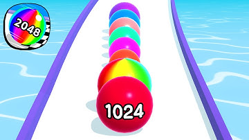Ball Run 2048 - All Levels Gameplay Android, iOS ( Levels 3300 )