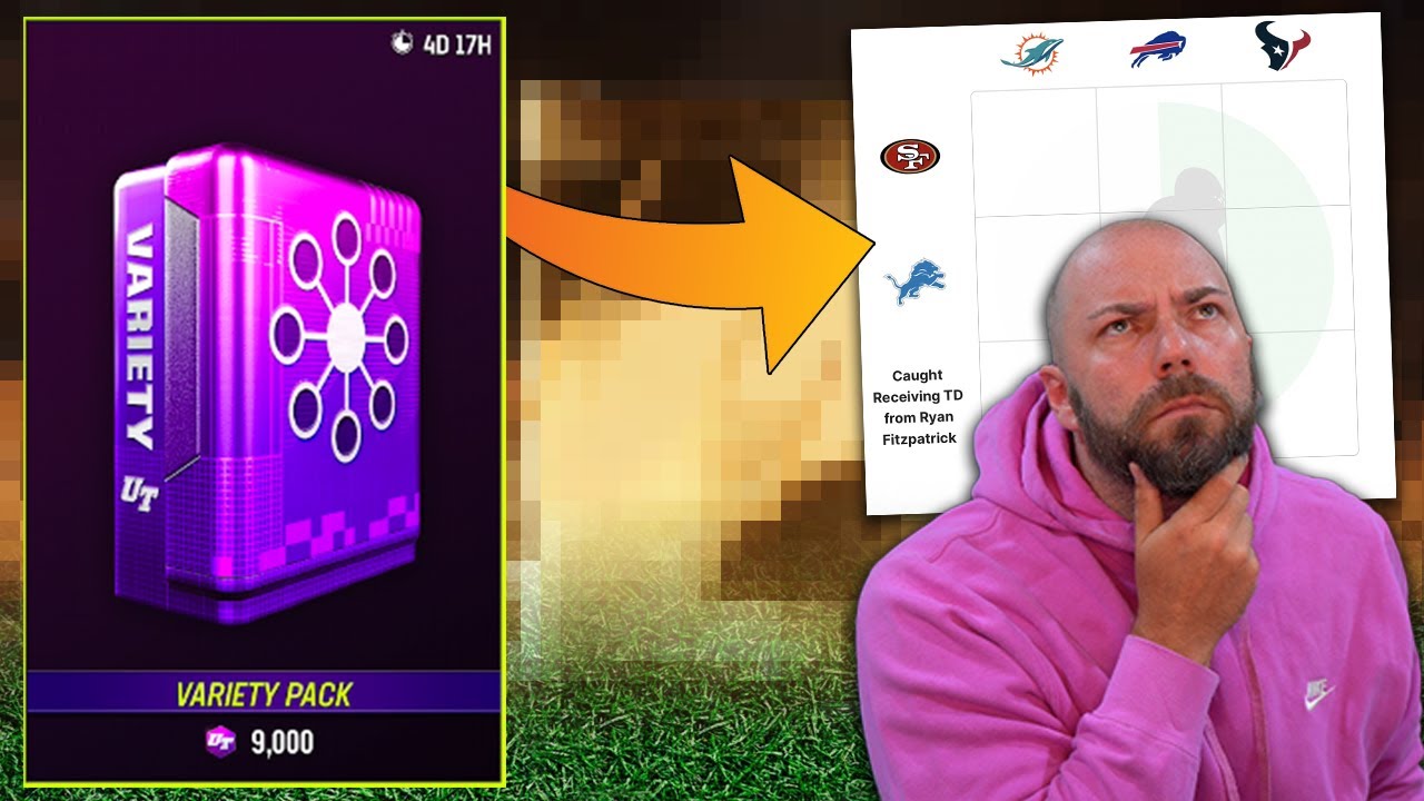 Can I Solve An NFL Trivia Grid With MUT Packs?