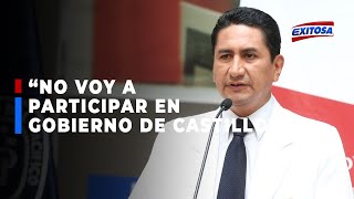 Vladimir Cerrón: “No estoy participando ni voy a participar en el gobierno de Pedro Castillo”