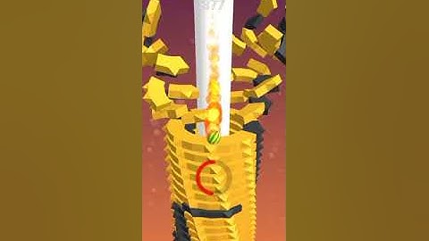 stack ball level 297 completed #gaming #stackball #shorts