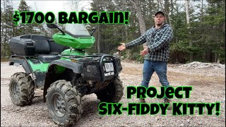 I SCORED this 650cc ATV on MARKETPLACE for ONLY $1700! ARCTIC CAT V-TWIN! Part-1