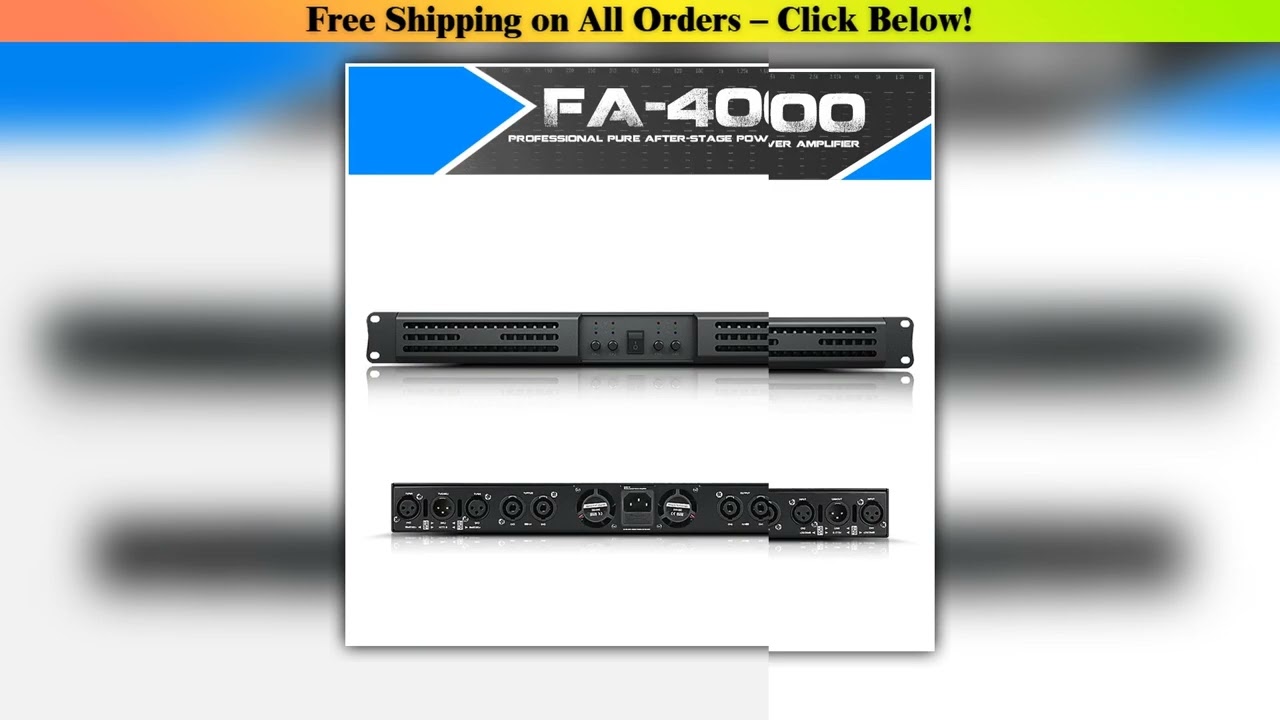 FULUODE FA4000 Professional power amplifier pure rear switching power supply digital super power